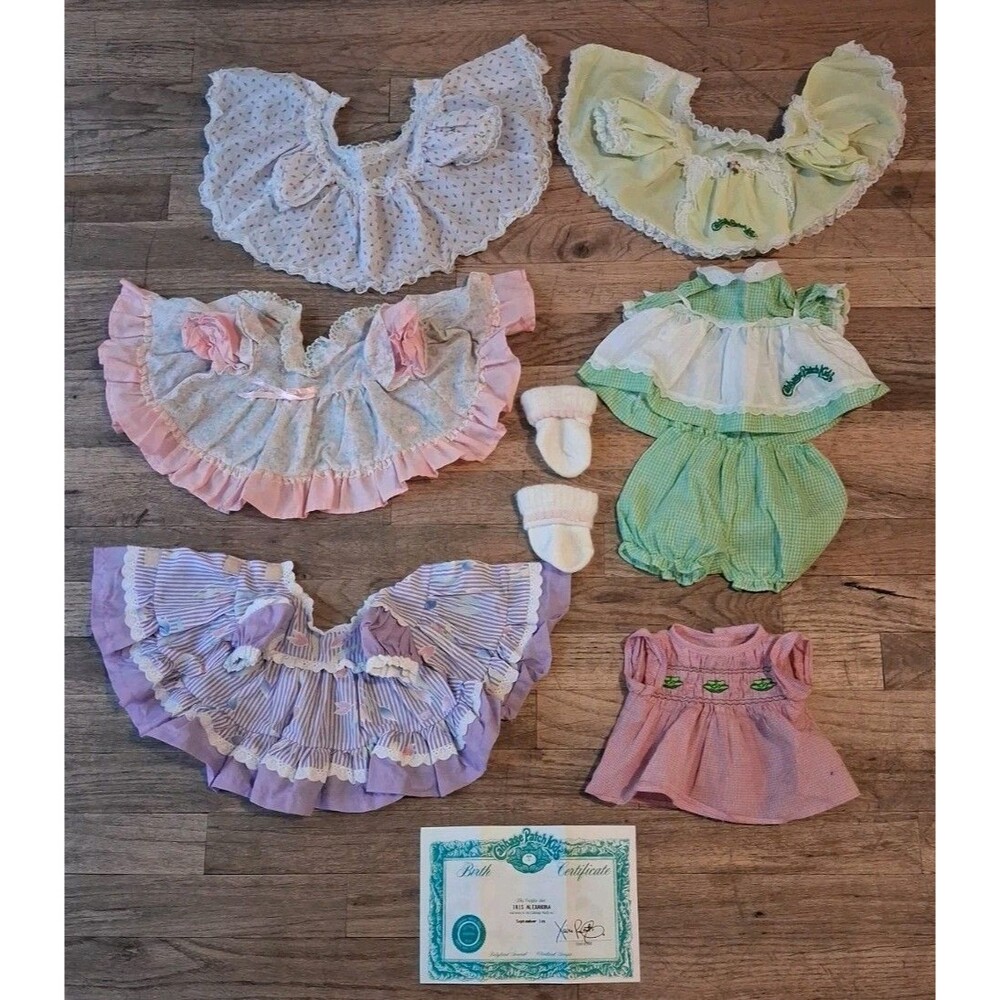 Cabbage Patch Kids Clothing Coleco Certificate